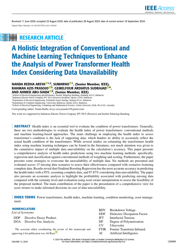 A Holistic Integration of Conventional and Machine Learning Techniques ...