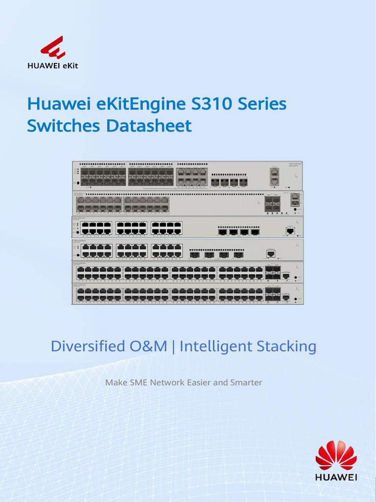 Huawei S310 Switches Datasheet | PDF | Network Switch | Computer Network