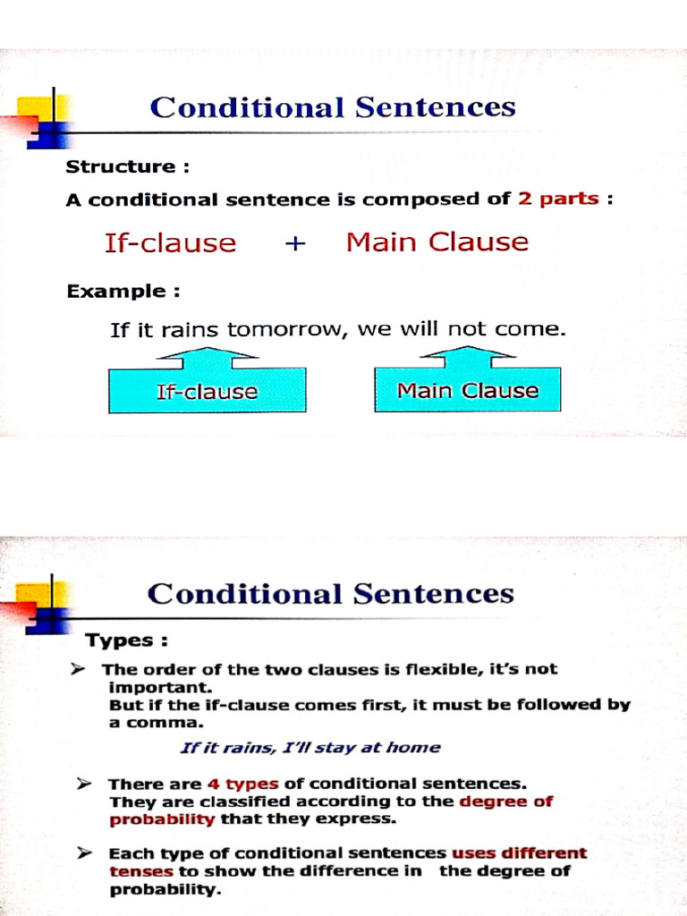 Conditional Sentences | PDF