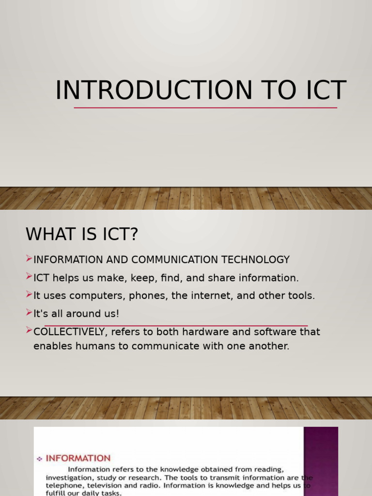 Understanding ICT: Impact and Challenges | PDF | Information And ...