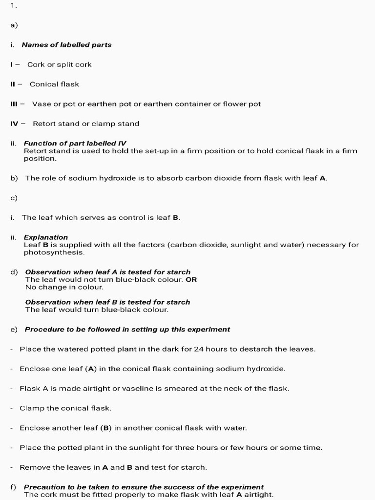 Clamp and Stand in Experiment Setup | PDF | Cereals | Ammonium