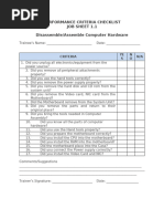 Marine Corps Performance Evaluation Checklist | PDF