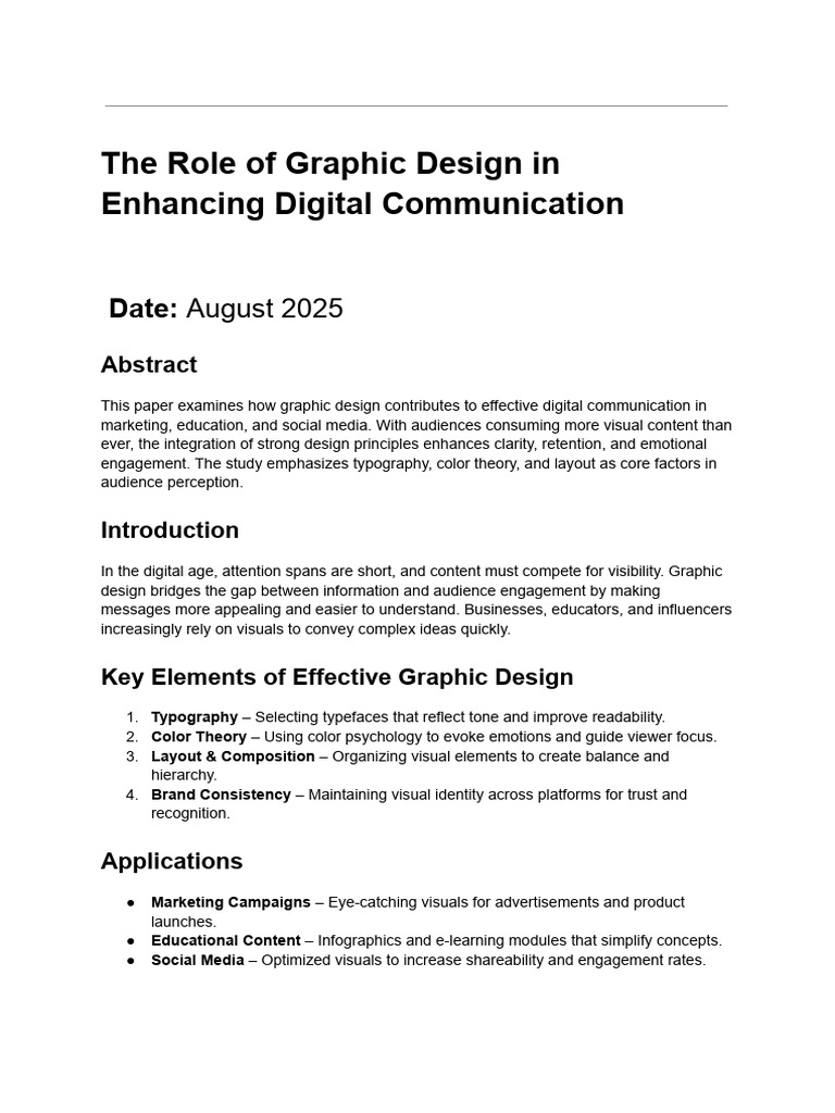 Enhancing Digital Communication Through Design | PDF