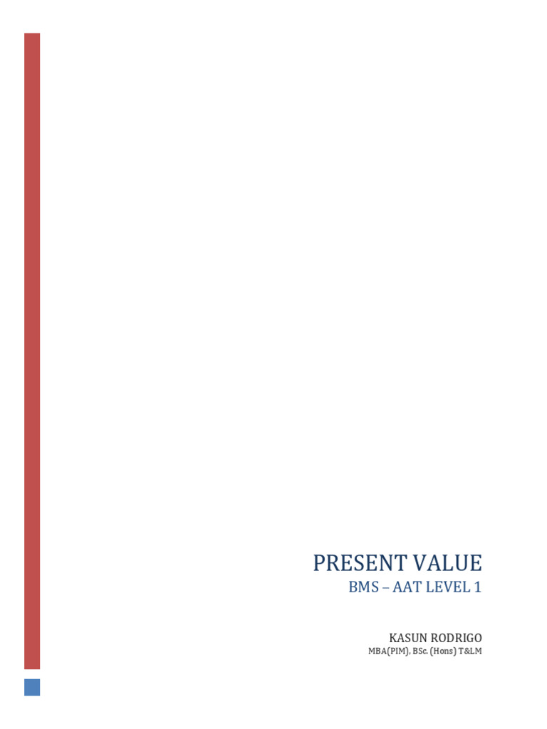 1749102433present Value | PDF | Net Present Value | Present Value