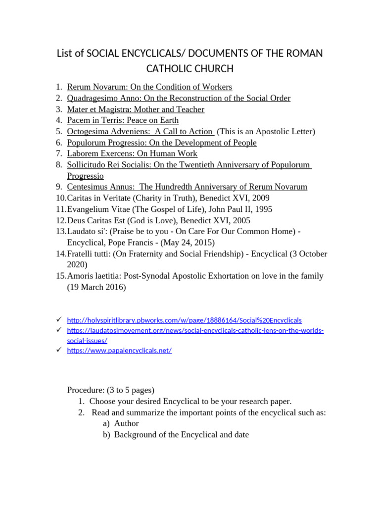 IND FINAL PAPERE Social Encyclicals | PDF