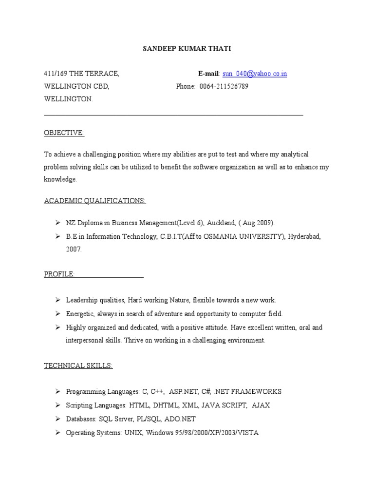 Software Developer Resume | PDF | Java Script | Xml