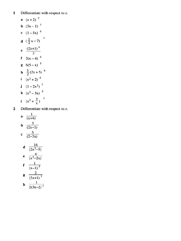 13b Chain Rule | PDF