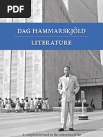 Dag Hammarskjöld Litterature