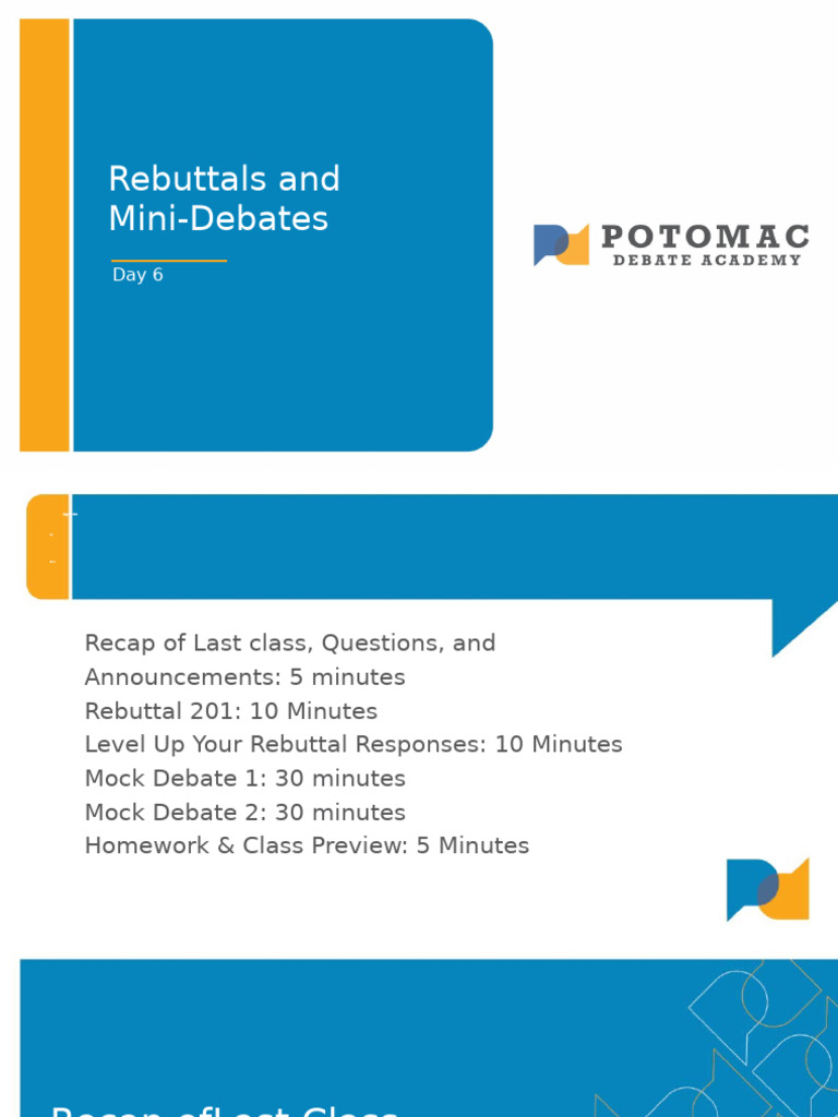 N28 Day 6 Rebuttals 201 | PDF | Fallacy | Argument
