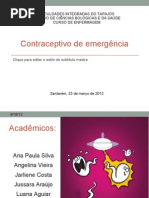 Contraceptivo de emergência