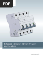 5TJ Miniature Circuit Breakers Overview | PDF | Alternating Current ...
