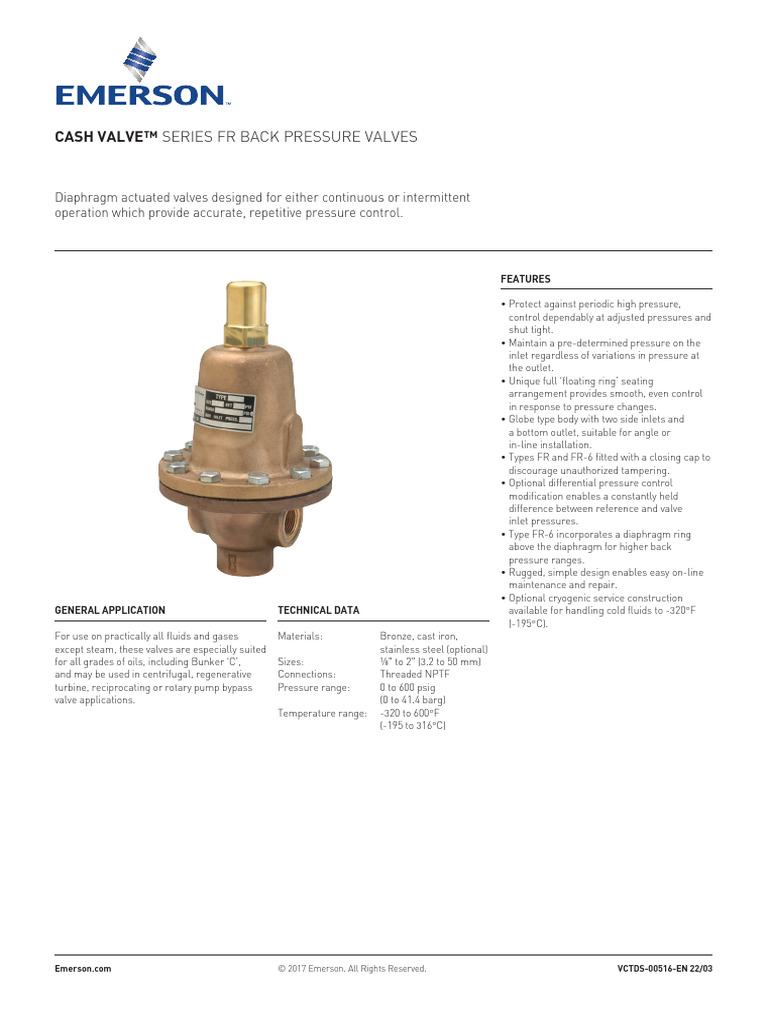 Back Pressure Valves for Fluid Control | PDF | Valve | Pump