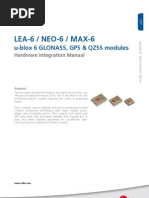 Download LEA 6 NEO 6 MAX 6 Hardware Integration Manual GPSG6 HW 09007 by Pesudnimus MAx SN89976508 doc pdf