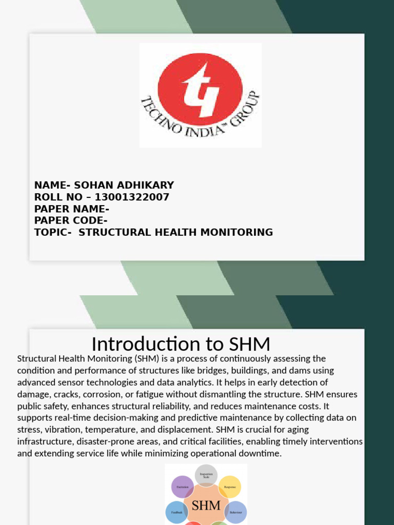 Structural Health Monitoring Overview | PDF | Mechanical Engineering ...