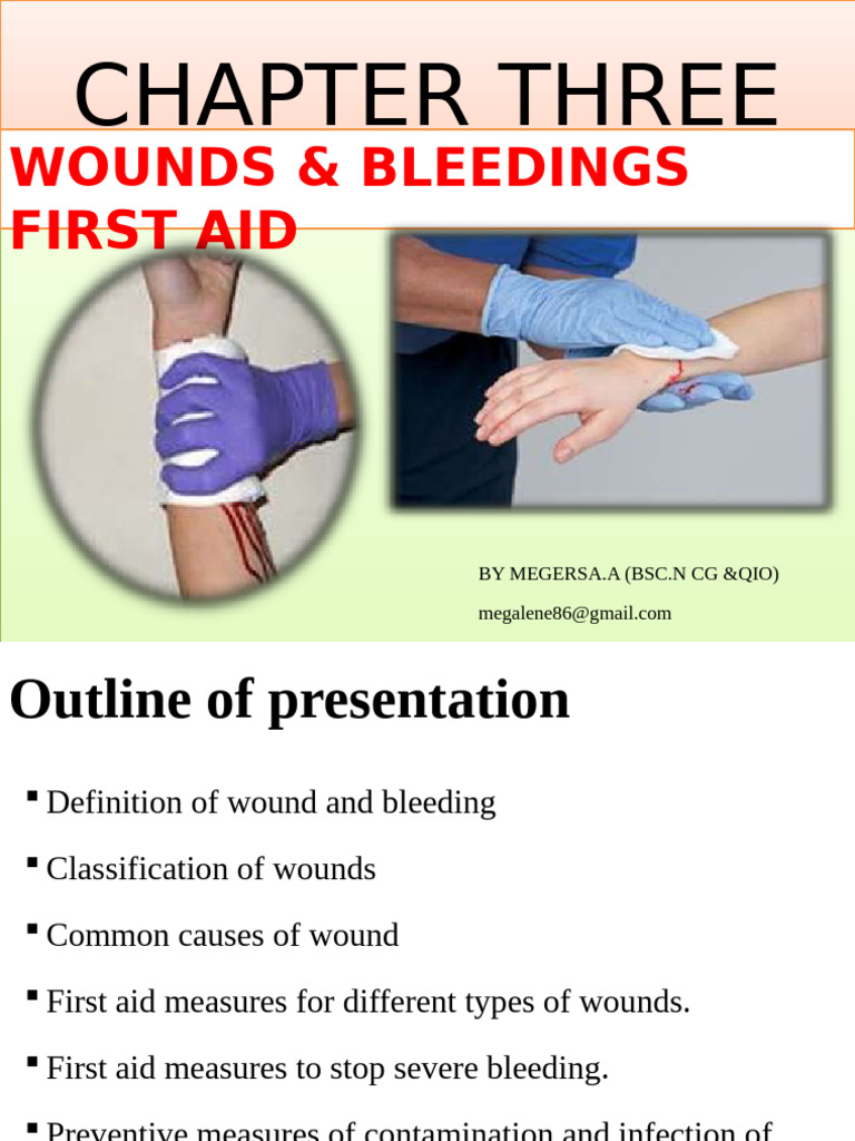 First Aid for Wounds and Bleeding | PDF | Wound | Bleeding