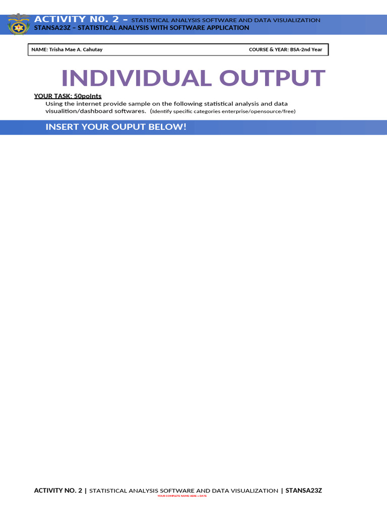 Statistical Analysis Software Overview | PDF | Statistics | Spss
