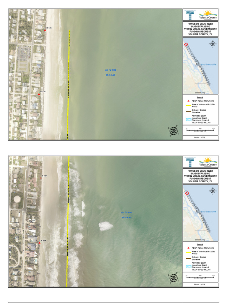 Ponce de Leon Inlet Sand Bypassing Plan | PDF | Coast | Geography