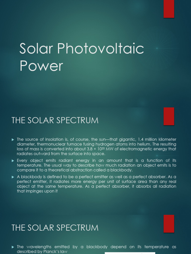 Solar Photovoltaic Power BK New | PDF | Photovoltaic System | Photovoltaics