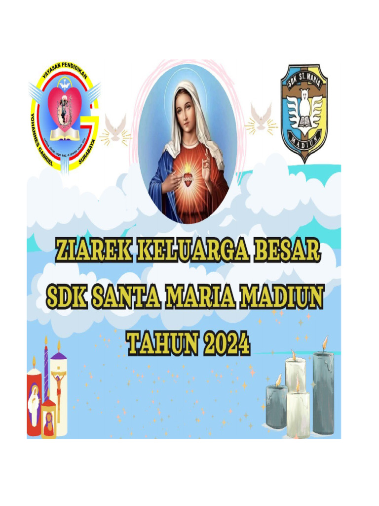 Buku Panduan Ziarek SDK Santa Maria | PDF