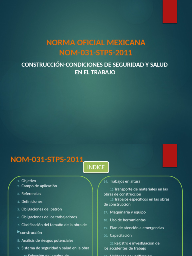 Nom 031 | PDF