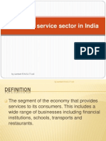 Service Sector and Indian Ecomnomy