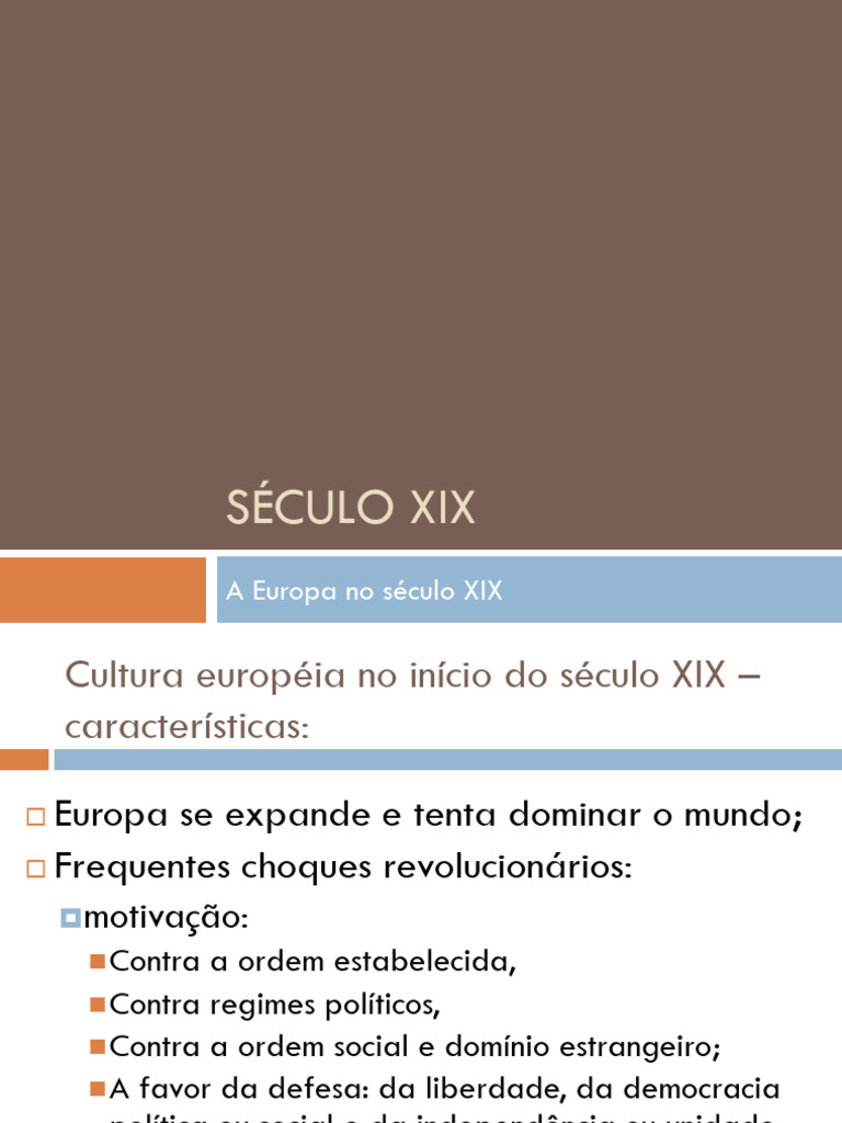 Ideologias Políticas do Século XIX | PDF | Socialismo | Karl Marx