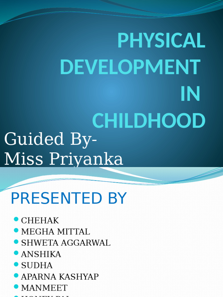 Physical | PDF | Adolescence | Developmental Biology