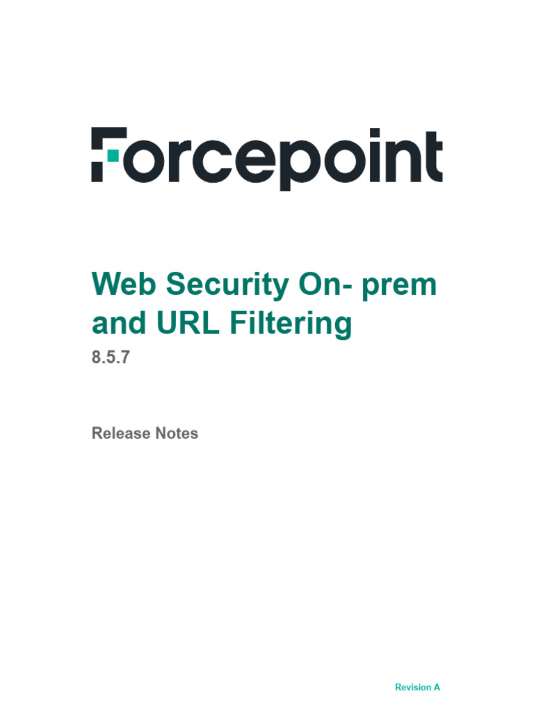 Forcepoint DLP 10.3 Release Notes | PDF | Transport Layer Security ...