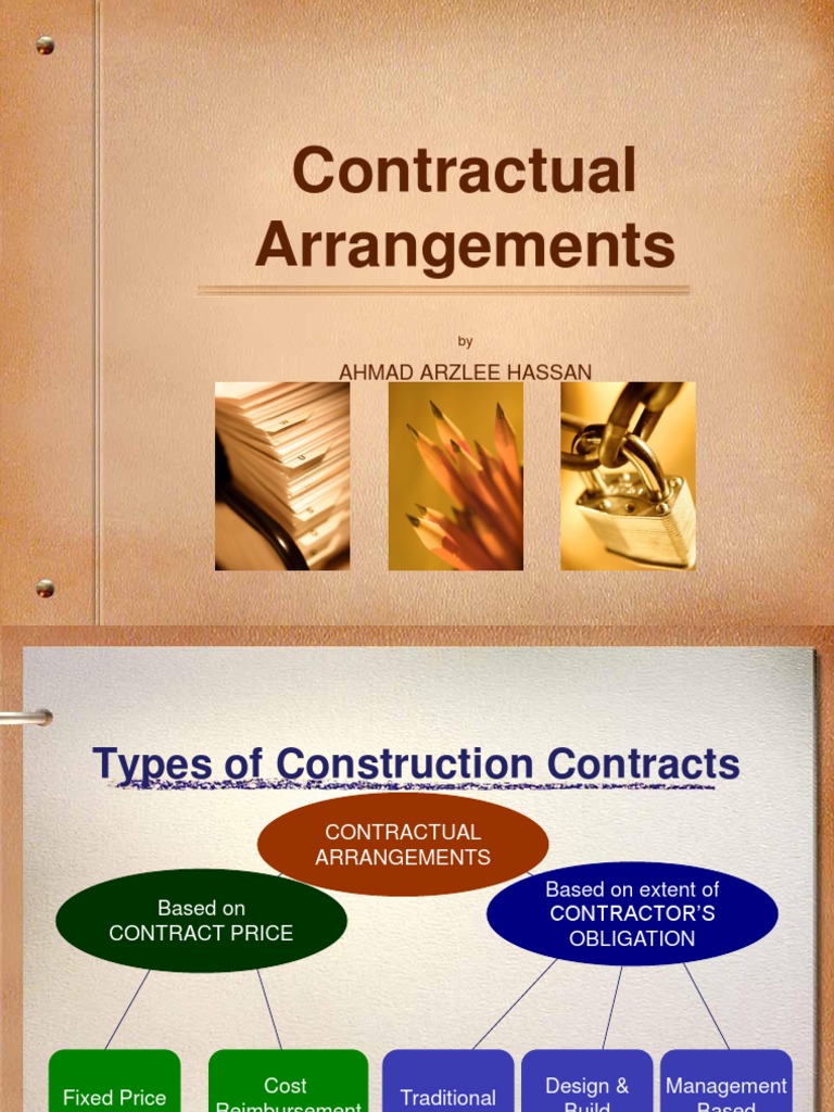 Types of Construction Contracts Explained | PDF | Business Law | Business