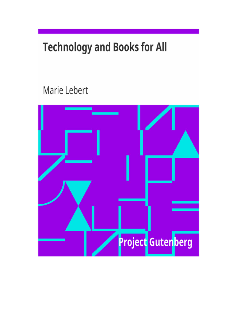 Technology and Books for Everyone | PDF | World Wide Web | Internet & Web