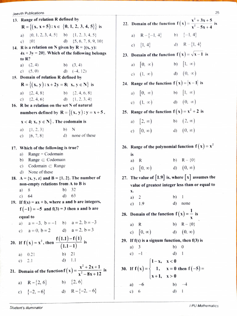 Understanding Relations and Functions in Mathematics | PDF