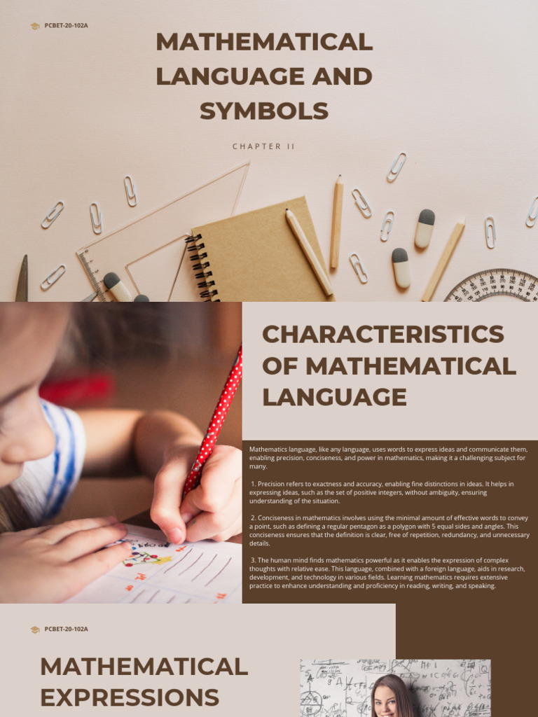 Chapter II Mathematical Language and Symbols | PDF | Mathematics | Logic