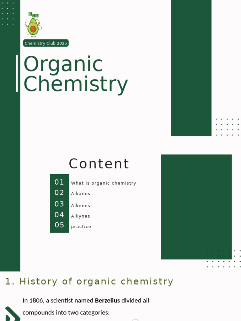Overview of Organic Chemistry Structures | PDF | Alkene | Alkane