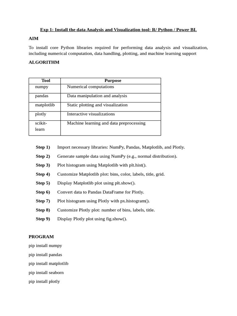 Dev Exp 1 | PDF