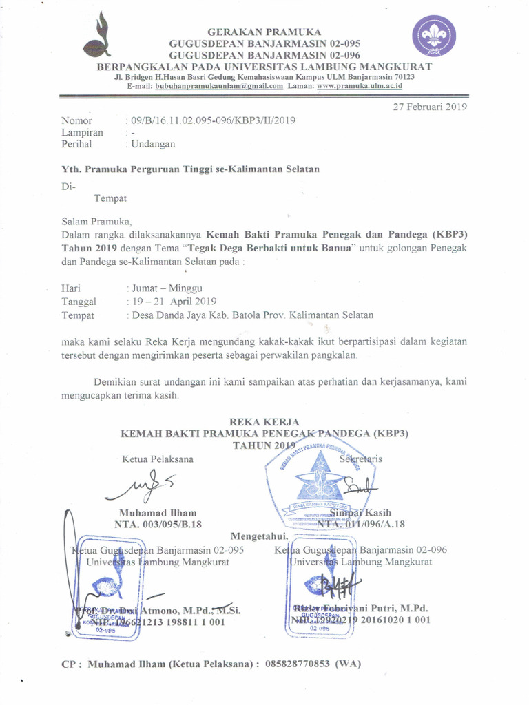 Surat Undangan Perti | PDF