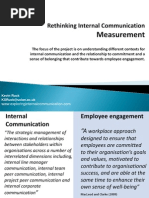 Download Rethinking Internal Communication Measurement presentation at UCLAN on 18 April 2012 by Kevin Ruck SN89985522 doc pdf