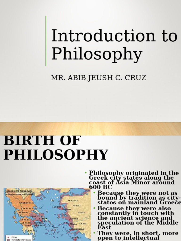 Introduction To Philosophy | PDF | Plato | Socrates