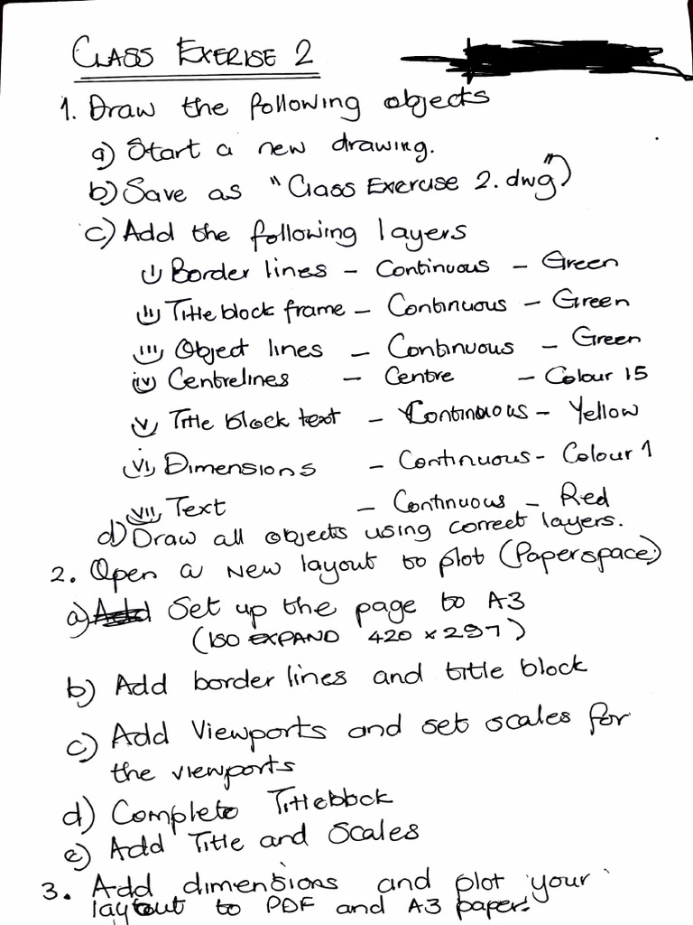 Class Exercise 2 (A) | PDF