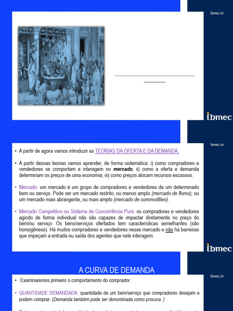 Aula 02 - Leis de Demanda e de Oferta | PDF | Demanda | Oferta e procura