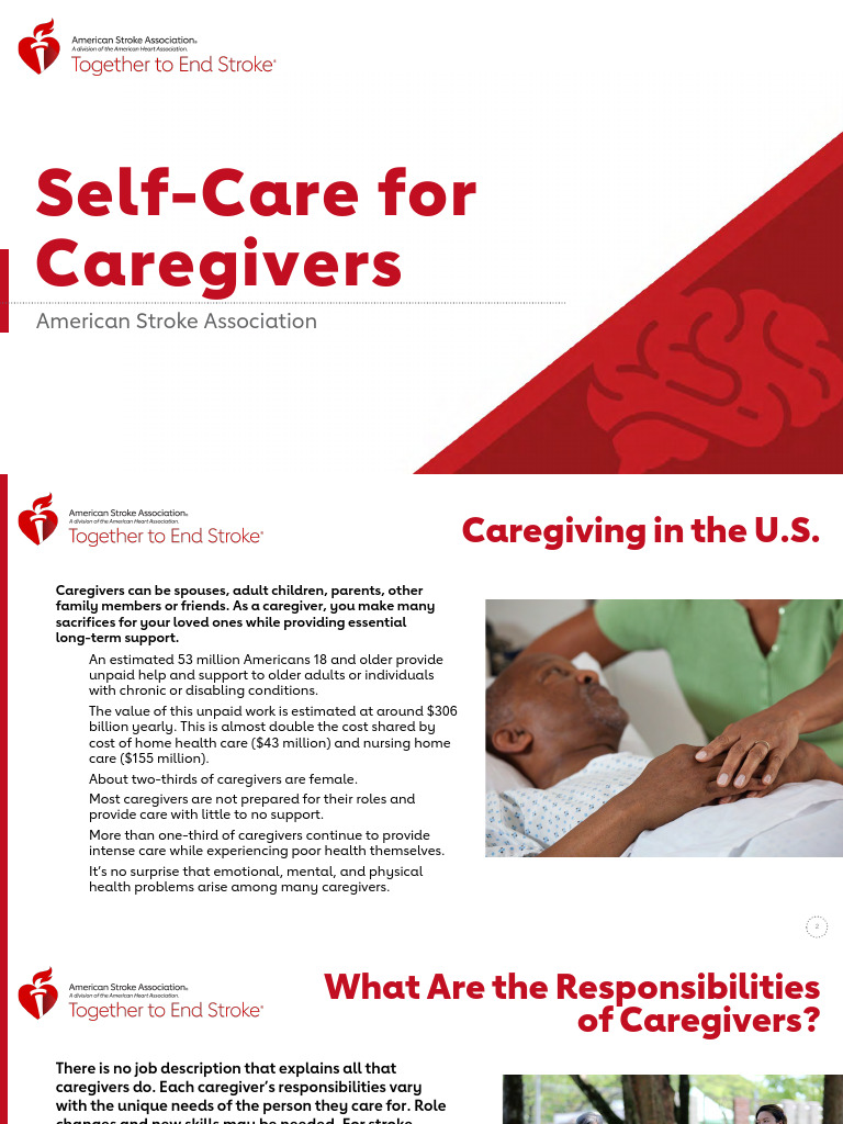 Self-Care Strategies for Caregivers | PDF | Caregiver | Occupational ...