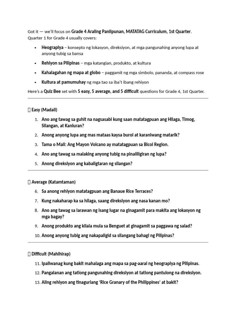 Grade 4 | PDF