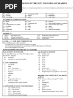 Wmo Synop Codes | PDF | Cloud | Fog