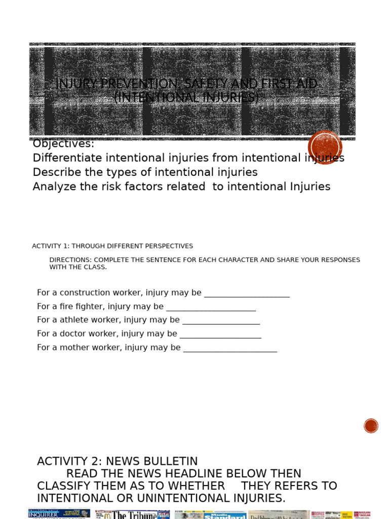 Understanding Intentional Injuries | PDF | Violence | Aggression