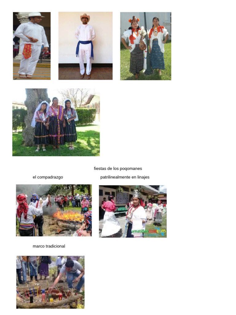 Fiestas y Compadrazgo Poqomam | PDF