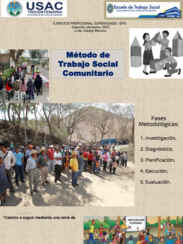 Metodología en Trabajo Social Comunitario | PDF | Evaluación