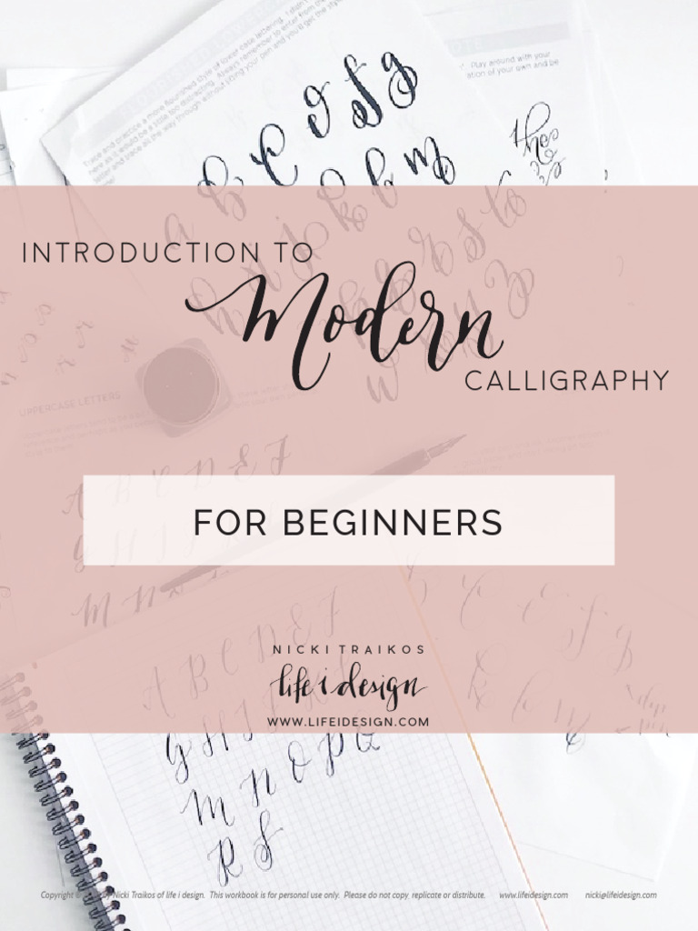Modern Calligraphy Basics for Beginners | PDF | Calligraphy