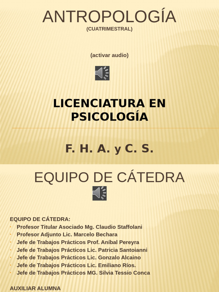 Condiciones de Cursado en Antropología | PDF | Aprendizaje