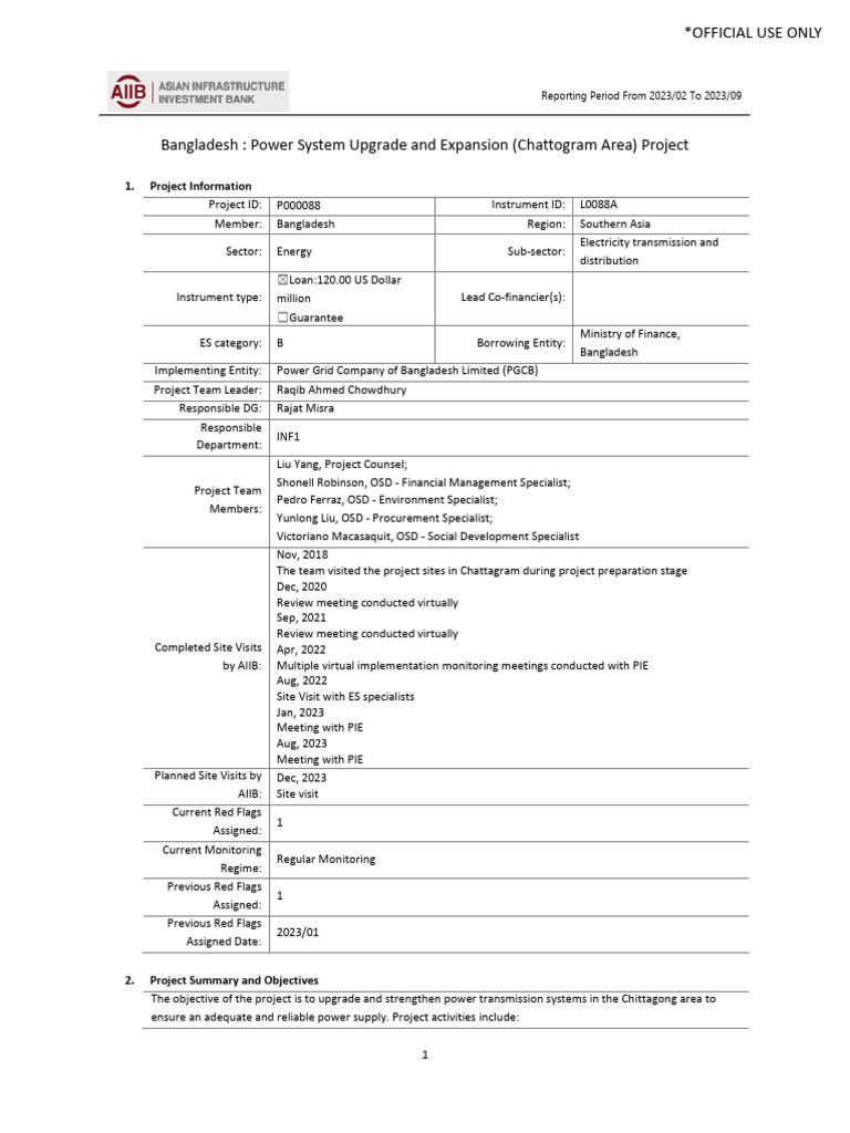 Chattogram Power System Upgrade Report | PDF | Electric Power ...