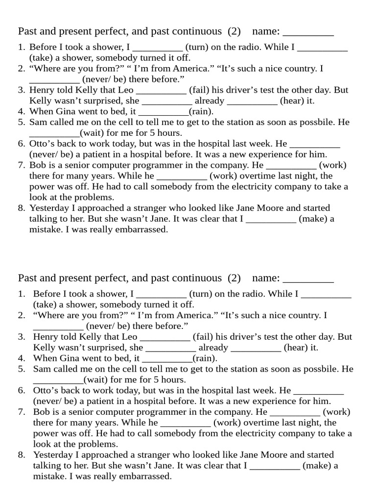 Past Tense Grammar Exercises | PDF | Chess Openings | Chess Theory