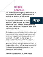 Embarazo adolescente: factores psicológicos y causas